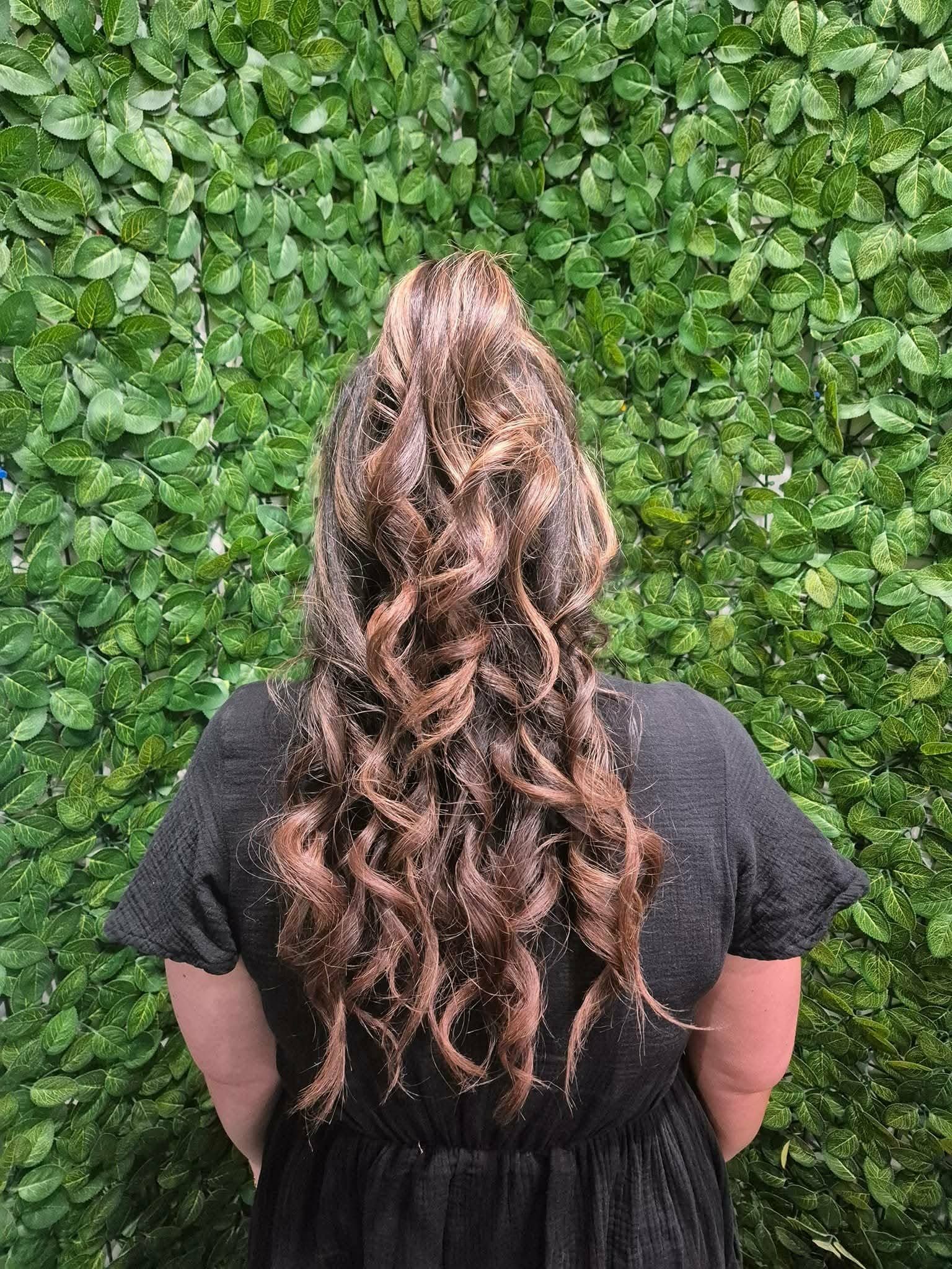 Long spiral curls