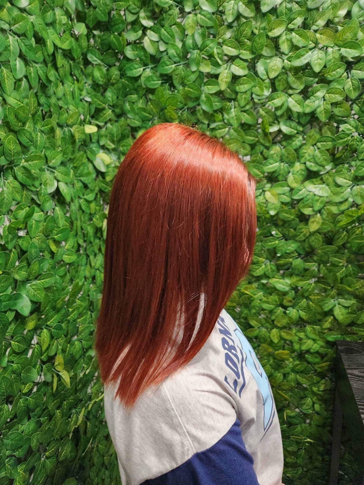 Vibrant red colour